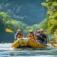 guided rafters on a private ocoee river trip