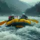 rafters experiencing middle ocoee whitewater