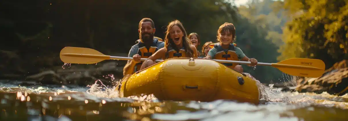 family white water rafting trips tennessee