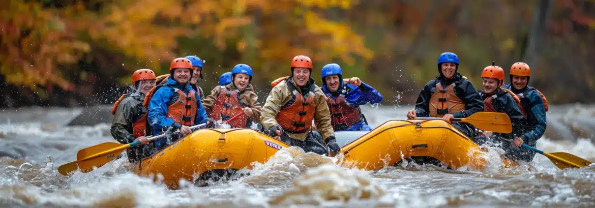 fall rafting experiences middle ocoee