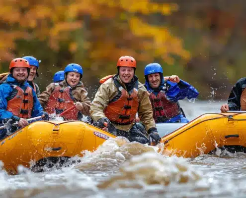 fall rafting experiences middle ocoee