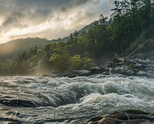 historical floods on the ocoee river