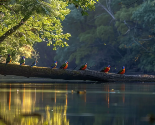 bird watching on the ocoee river