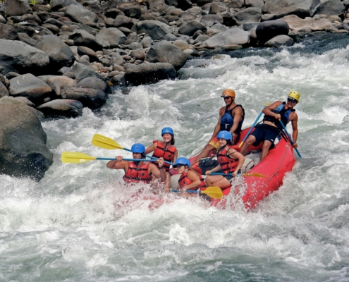 assessing river conditions for safe rafting